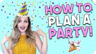 How to Plan a Party Party Planning Checklist [upl. by Leile98]