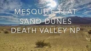 Mesquite Flat Sand Dunes  sand sliding fun in Death Valley [upl. by Uta]