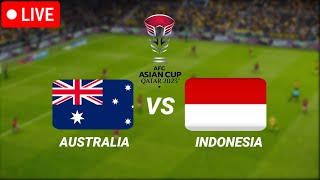 Australia vs Indonesia Highlight AFC Asian Cup Qatar 2024 Video Game Simulation [upl. by Favian254]