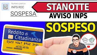 ⚠️ REDDITO di CITTADINANZA 26 LUGLIO ⛔️INPS MODIFICA PAGAMENTI nella NOTTE DOMANDA SOSPESA TERMINATA [upl. by Tristan]