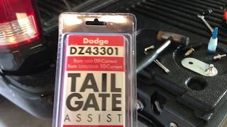 DZ43301 Tailgate Assist Step By Step Instructions Dodge Ram 1500 2500 amp 3500 09Current [upl. by Aynwat]