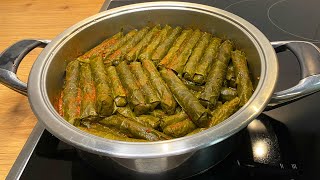 Sarma Rezept – Gefüllte Weinblätter türkisch [upl. by Lemrahc]