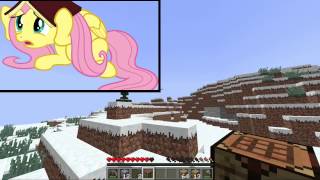 FlutterCraft \\ FluttershyPlays Minecraft 1 [upl. by Violet]