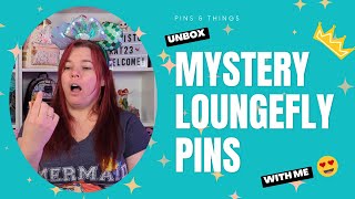 Disney mystery pins unboxing disneypinunboxing disneypins [upl. by Cid688]