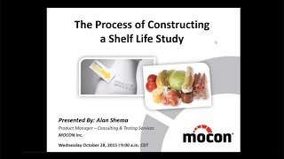 Webinar The Process of Conducting a Shelf Life Study  AMETEK MOCON [upl. by Marji]