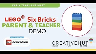 LEGO 6 Bricks Webinar  Problem Solving Creativity Communication and more [upl. by Rubio]