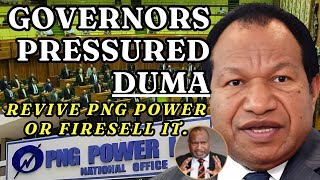 William DUMA MPs amp Governors Pressure SoE Minister to Address PNG Power Failures amp Stop Blackouts [upl. by Thisbee989]