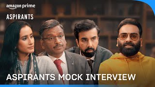 Aspirants and PleaseSitDown mock interview with AnubhavSinghBassi  Prime Video India [upl. by Hueston]