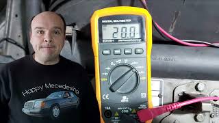 Mercedes KeJetronic  Connector setup for measuring mA on the EHA [upl. by Atnaloj613]