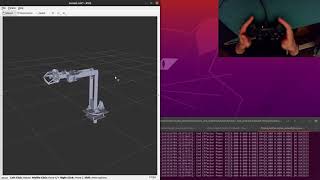 ROS MoveIt  Move Group Interface with Joystick Controls [upl. by Elman446]