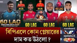 শান্তকে নিচ্ছে না কোনো দল। ৬০ লাখ টাকা সাকিব তামিম। মাশরাফি ৪০ লাখ। bpl draft [upl. by Gianni]