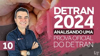 Analisando uma Prova OFICIAL do Detran 10 legtransito ronaldocardoso [upl. by Muriah]