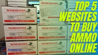 Top 5 Websites For Buying Ammo online Ammo Shortage Update [upl. by Paehpos]