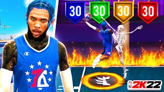 MY NEW SLASHING PLAYMAKER BUILD TOOK OVER THE STAGE IN NBA 2K22 CRAZY CONTACTS DUNKS IN SEASON 7 [upl. by Resneps]