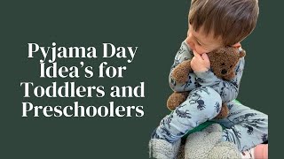 ￼PYJAMA DAY IDEAS FOR DAYCARE PRESCHOOL AND KINDERGARTEN [upl. by Nrev587]