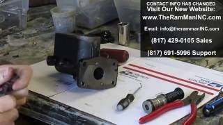 MASTER CYLINDER REPAIRS REPLACING RESIDUAL VALVE BY THERAMMANINCCOM [upl. by Naahsar]