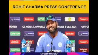 ROHIT SHARMA PRESS CONFERENCE  India vs England  2nd SemiFinal  ICC T20 World Cup [upl. by Eissel]