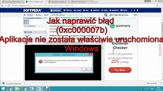 Jak naprawić błąd 0x000007b Aplikacja nie została właściwie uruchomiona Windows [upl. by Atteynod749]