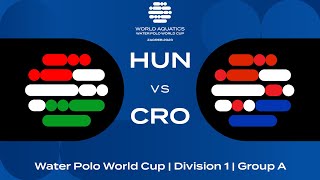 LIVE  Hungary vs Croatia  Water Polo World Cup 2023  Group A [upl. by Howenstein]