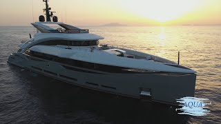 Aqua ISA Gran Turismo 45 Luxury Super Yacht 2022 Exterior Interior [upl. by Nibor569]