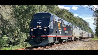 1 Hour of Amtrak Trains [upl. by Hsoj124]