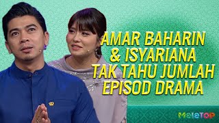 Amar Baharin amp Isyariana tak tahu jumlah episod drama Hati Yang Dikhianati  MeleTOP  Nabil Ahmad [upl. by Alisen]