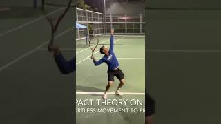 STM Impact Theory on the serve Pronation movement Relax and effortless by Coach Henry [upl. by Frederiksen734]