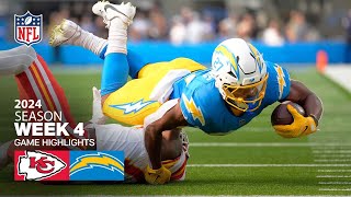 Kansas City Chiefs vs Los Angeles Chargers Game Highlights  NFL 2024 Season Week 4 [upl. by Eibrad778]