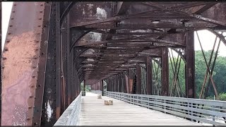 Bridges of America  Rock Island Swing Bridge Park  Minnesota [upl. by Aleit]