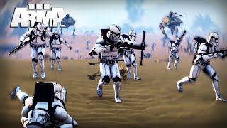 100 Player Desert Clone Invasion  Arma 3 Star Wars [upl. by Nwahsyd72]