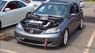 K Swap Civic Build Break Down  2005 Honda Civic ES1 328WHP ThatLoweredES1 [upl. by Lirba]