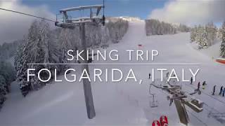 Folgarida Italy  Skiing Trip 2018  GoPro [upl. by Sibyls]