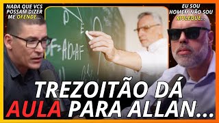 NO FINAL DO PODCAST TREZOITÃO DÁ AULA DE HOMBRIDADE PARA ALLAN DOS SANTOS [upl. by Oramug]