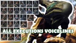 Call of Duty Modern Warfare  quotAll Takedownquot Voicelines [upl. by Lipfert]