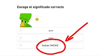 Completé Duolingo Usando HACKS 😈 [upl. by Arrim]