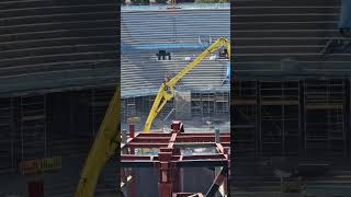 Obras Camp Nou futbol barcelona barça constructionarquitectura campnoufootballstadium [upl. by Retsevlis]