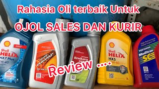 Oli terbaik untuk ojek online sales dan kurir  oli terbaik untuk motor MATIC dan motor manual [upl. by Namilus]