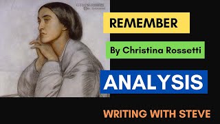 Remember by Christina Rossetti  poem analysis [upl. by Lytle]