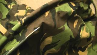 Dutch Army Hooped Bivi Bag  MODIFIED  ideal for wild camping uk [upl. by Elicec]