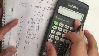 How to find the mean median mode standard deviation and variance [upl. by Rayburn695]