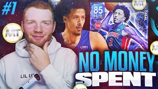 NO MONEY SPENT 1  START OF NEW NMS SERIES NBA 2K22 MYTEAM [upl. by Let476]