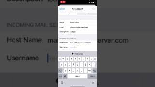 How To Set Up Mail On Your iPhone IMAP amp SMTP over SSL [upl. by Norym]