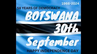 BOTSWANA INDEPENDENCE CELEBRATION 2024 HONOURING OUR PRESIDENTS PHOTO VIDEO 19662024 30 SEPTEMBER [upl. by Comras]