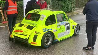 49 Alpe del Nevegal 2023 rain start fiat 500 hayabusa 4x4 [upl. by Hannaj]