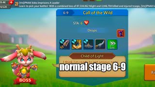 Lords mobile normal stage 69 best teamCall of the wild normal stage 69 ninja arj gamer [upl. by Lamrej]