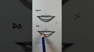 How to draw teeth 🦷😬 ✍️ art artist cartoon drawing satisfying paint anime shorts [upl. by Crispas]