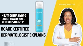 Neutrogena Hydro Boost Hyaluronic Acid Moisturizer With Sunscreen SPF 50 [upl. by Leonora]