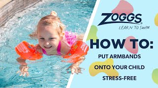 Zoggs  Howtoguide Armbands [upl. by Esiom]