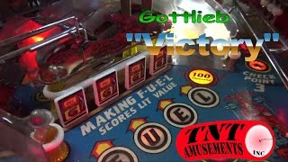 855 Little Seen Gottlieb VICTORY Pinball Machine from 1987 TNT Amusements [upl. by Carver31]