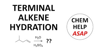 hydration of a terminal alkene [upl. by Sulokcin]